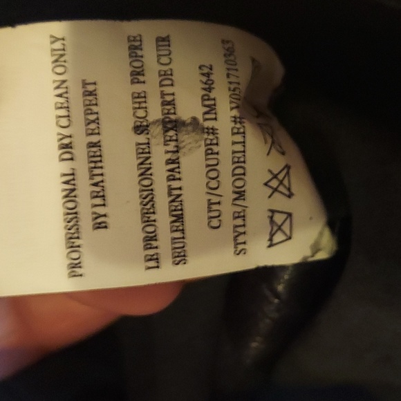 VINCE  100% leather shell, long back zipper, size 12, EPC! - Picture 5 of 7